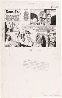 DATE WITH DANGER #6 "SPY" ORIGINAL ART PAGE BY MIKE ESPOSITO. | Hake’s