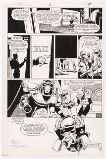 ALIEN LEGION #3 ORIGINAL ART PAGE BY FRANK CIROCCO. | Hake’s