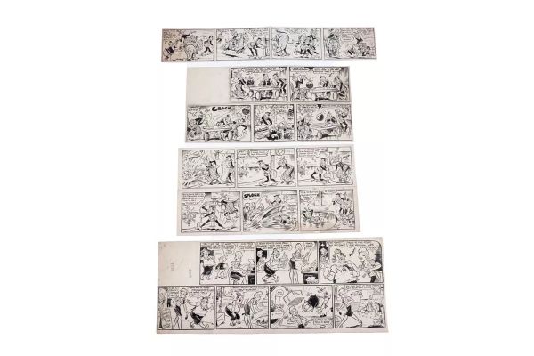 Lot 274 - Comics artwork by Harry and George Parlett | misc / divers