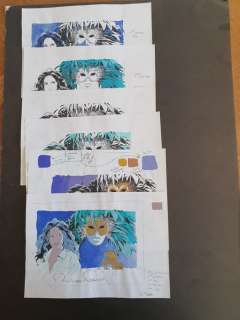 Largo Winch - Bleus originaux, 6 étapes d’un ex libris | Catawiki