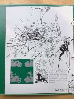 Franka - Dédicace in map: Harley Collection (237) - Page volante - (1998) | Catawiki