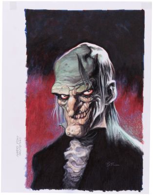 UNCLE CREEPY UNPUBLISHED SPECIALTY ORIGINAL ART BY BRUCE TIMM. | Hake’s