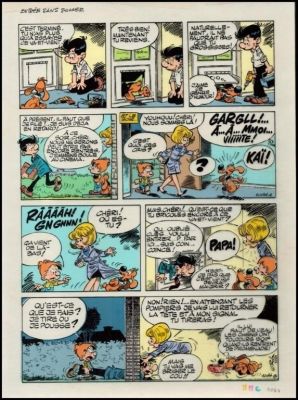 Lot 316 - Roba (Studios). Mise en couleurs Boule et Bill | BDEnchères