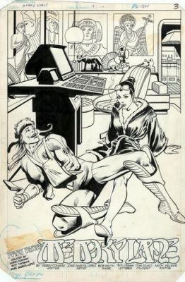 Jose Louis Garcia-Lopez, Atari Force #9, page 3 (splash), DC Comics, 1983 | eBay US