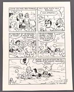 Cance Louis Pif... | CANCE Louis Pif et Hercule Gag en une planche "Poil... | Vermot et Associés