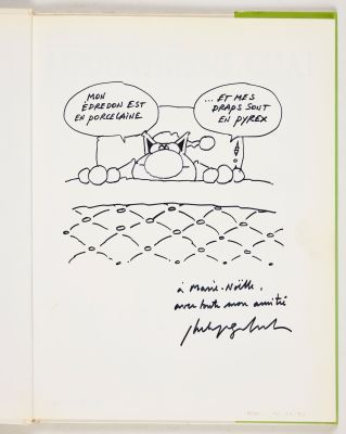 Geluck - Dédicace... | Geluck - Dédicace : Le quatrième chat. Edition originale... | Tessier Sarrou