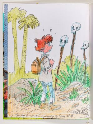 Walthéry/Wasterlain... | Walthéry/Wasterlain - Ensemble de 7 dédicaces : Le... | Tessier Sarrou