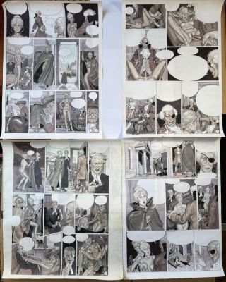 Erich Von Gotha... | Lot 173 - Erich VON GOTHA (né en 1924) Quatre planches originales... | misc / divers