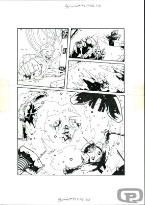 Sylvain Repos | Yojimbot, Volume 1, Page 116 - Original Artwork by Sylvain Repos | Pulp’s Art
