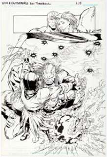 Koi Turnbull and Art Thibert - Batman and the Outsiders #1 Unpublished Story Page 19 Original Art (DC, 2007).