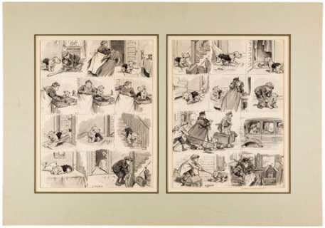 Edwina Dumm - Life Magazine Cap Stubbs and Tippie Complete 2-Page Story Original Art (c. 1930-40s).