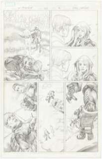 Bing Cansino - X-Factor #201 Story Page 4 Original Art (Marvel, 2010).