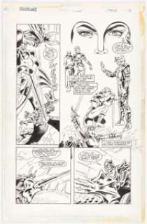 Dave Simons, Ron Randall, and Randy Elliot - Dragonlance #9 Story Page 4 Original Art (DC, 1989). ...