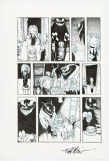 Ted Naifeh - GloomCookie Story Page Original Art (Slave Labor, c. 1999)....