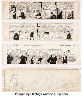 Marsh, Norman - Norman Marsh and Others - Daily Comic Strips Original Art Group of 4 (c. 1930s).... (Total: 4 Original Art)