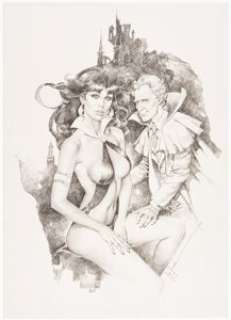 Gonzalez, Jose "Pepe" | Jose "Pepe" Gonzalez - Vampirella and Pendragon Illustration Original Art (2005).... | Heritage