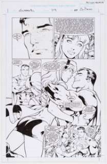 Benes, Ed - Ed Benes and Alex Lei Supergirl #79 Story Page 7 Original Art (DC, 2003). ...