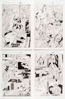 Ayers, Dick | Dick Ayers The Original Ghost Rider #8 Complete 4-Page Story "Who is the... Phantom Rider?" Original Art (Marvel, ... (Total: 4 Original Art) | Heritage