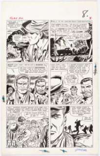 Ayers, Dick | Dick Ayers and Frank Giacoia Sgt. Fury Annual #1 Story Page 8 Original Art (Marvel, 1965).... | Heritage