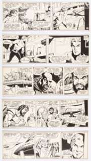 Barry, Dan | Dan Barry Flash Gordon Consecutive Daily Comic Strips Original Art Group of 11(King Features Syndicate, 1987). ... (Total: 11 Original Art) | Heritage