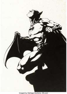 Wrightson, Bernie | Bernie Wrightson - Batman Illustration Original Art (undated).... | Heritage