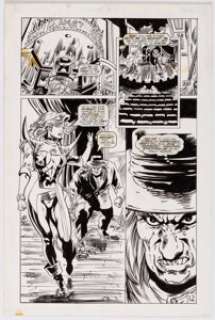 Gorby, Brad - Brad Gorby and Mark Heinke FemForce #91 Story Page 12 Original Art (AC Comics, 1996)....