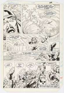 Estrada, Ric - Ric Estrada and Romeo Tanghal Amethyst #2 Story Page 22 Original Art (DC, 1985)....