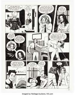 Hernandez, Jaime | Jaime Hernandez Love and Rockets #26 Story Page 7 Maggie and Vicki Glori Original Art (Fantagraphics, 1988).... | Heritage