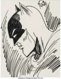 Kane, Bob | Bob Kane - Batman Sketch Original Art (undated).... | Heritage