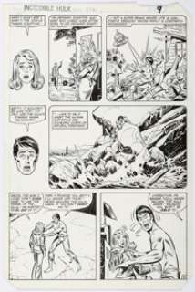 Buscema, Sal | Sal Buscema and Joe Sinnott The Incredible Hulk #276 Story Page 8 Original Art (Marvel, 1982).... | Heritage