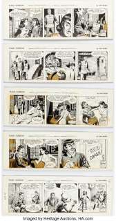 Barry, Dan | Dan Barry Flash Gordon Daily Consecutive Comic Strip Original Art Group of 7 (King Features Syndicate, 1963).... (Total: 7 Original Art) | Heritage