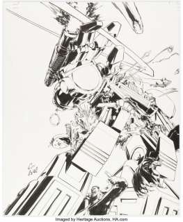 Ha, Gene | Gene Ha InQuest Gamer #100 August-2003 Cover Original Art (Wizard Entertainment, 2003).... (Total: 5 Original Art) | Heritage