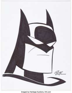 Timm, Bruce | Bruce Timm - Batman Sketch Original Art (undated).... | Heritage
