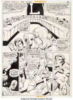 Grell, Mike - Mike Grell and Vince Colletta All-New Collectors‘ Edition #C-55 Legion of Super-Heroes Story Page 52 Original Art ...