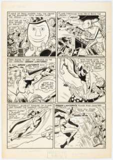 Hasen, Irwin | Carmine Infantino and Bernard Sachs Green Lantern Comics #39 Unpublished Story Page 4 Original Art (DC, 1949).... | Heritage