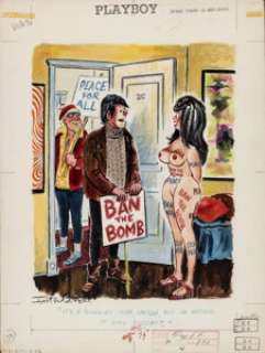 Interlandi, Phil | Phil Interlandi Playboy May-1966 Single Panel Gag Cartoon Illustration Original Art (HMH, 1966).... | Heritage