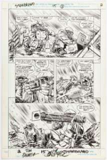 Byrne, John | John Byrne and Tom Palmer Star Brand #15 Story Page 2 Original Art (Marvel, 1988).... | Heritage