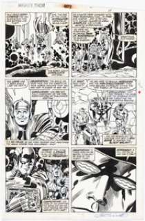 Frenz, Ron | Ron Frenz and Joe Sinnott Thor #407 Story Page 8 Original Art (Marvel, 1989).... | Heritage