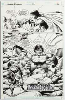 Kitson, Barry - Barry Kitson and Ray McCarthy Adventures of Superman #513 Story Page 22 Original Art (DC, 1994)....