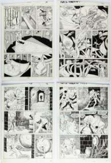 Delbo, José | José Delbo and Al Williamson Thundercats #17 Story Page Original Art Group of 4 (Marvel/Star, 1987).... (Total: 4 Original Art) | Heritage
