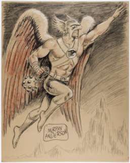 Anderson, Murphy | Murphy Anderson - Hawkman Illustration Original Art (undated).... | Heritage