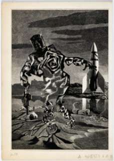 Thole, Karel | Karel Thole "The Space Killer" Illustration Original Art (c. 1960s).... | Heritage