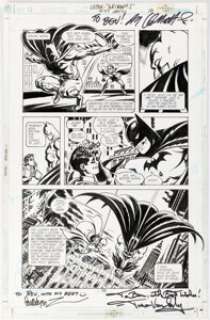 Von Eeden, Trevor | Trevor Von Eeden and Jose Luis Garcia-Lopez Batman: Legends of the Dark Knight #149 Story Page 10 Robin Original A... | Heritage