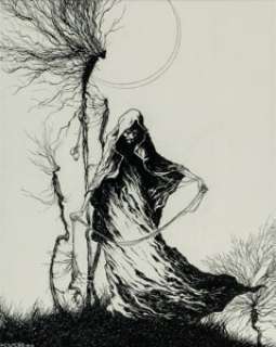 Vess, Charles | Charles Vess "The Roots of Fear" Fantasy Illustration Original Art (1980).... | Heritage