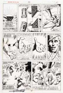 Pérez , George | George Pérez and Klaus Janson Creatures on the Loose #33 Story Page 15 Original Art (Marvel, 1975).... | Heritage