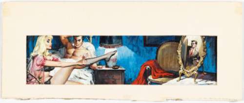 Copeland, Charles Wesley | Charles Wesley Copeland - Men’s Magazine Interior Painting Original Art (c. 1950s).... | Heritage