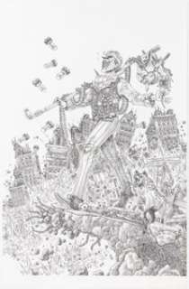 Stokoe, James - James Stokoe The Joker #7 Variant Cover Original Art (DC, 2021)....