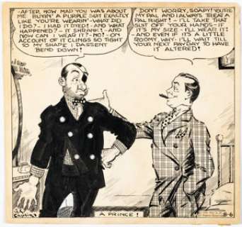 Capp, Al | Al Capp (as A.G. Caplin) Colonel Gilfeather Daily Comics Panel Original Art dated 8-6-32 (Associated Press, 1932).... | Heritage