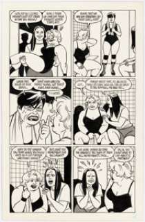 Hernandez, Jaime | Jaime Hernandez Whoa, Nellie! #1 Story Page 15 Vicky Glory Original Art (Fantagraphics, 1996). ... | Heritage