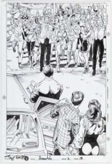 Eaton, Scot - Scot Eaton and Mike Barreiro Leonard Nimoy‘s Primortals #2 Splash Page 18 Original Art (Big Entertainment, 1995)....